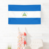 Vlag van Nicaragua Spandoek (Insitu)
