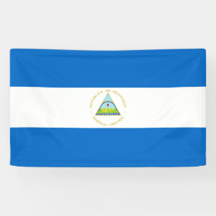 Vlag van Nicaragua Spandoek