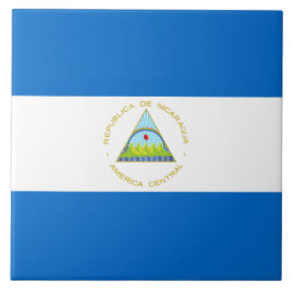 Vlag van Nicaragua Tegeltje