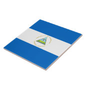 Vlag van Nicaragua Tegeltje (Zijkant)