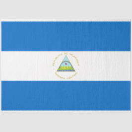 Vlag van Nicaragua Tissuepapier