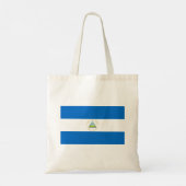 Vlag van Nicaragua Tote Bag (Achterkant)