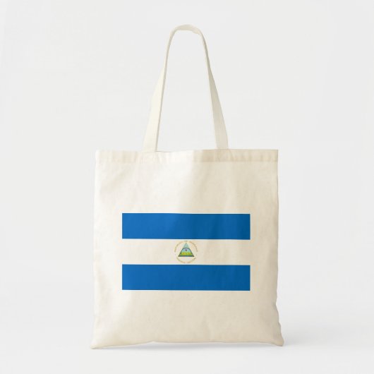 Vlag van Nicaragua Tote Bag (Voorkant)