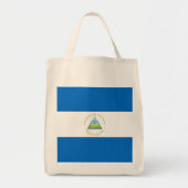 vlag van Nicaragua Tote Bag (Voorkant)