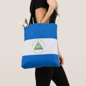 Vlag van Nicaragua Tote Bag (Dichtbij)