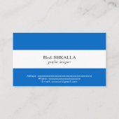 vlag van Nicaragua Visitekaartje (Achterkant)