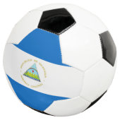 vlag van Nicaragua Voetbal (Drie kwart)