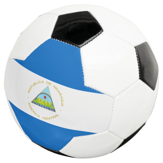 vlag van Nicaragua Voetbal (Drie kwart)