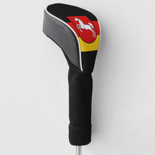 Vlag van Niedersachsen Golf Head Hoesje Golfheadcover (Schuin)