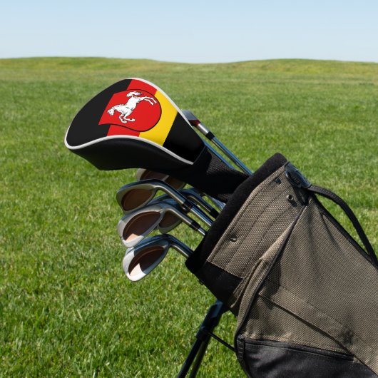 Vlag van Niedersachsen Golf Head Hoesje Golfheadcover (Insitu)