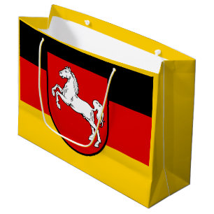 Vlag van Niedersachsen Grote Gift Bag Groot Cadeauzakje