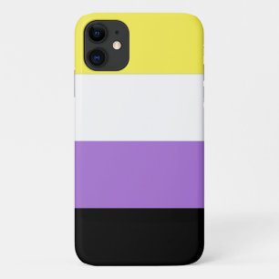 Vlag van niet-binaire pride Case-Mate iPhone case