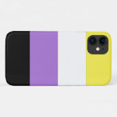 Vlag van niet-binaire pride Case-Mate iPhone case (Achterkant (horizontaal))