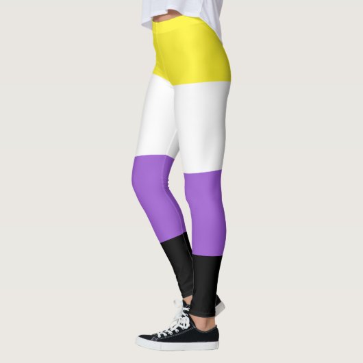 Vlag van niet-binaire pride leggings (Links)
