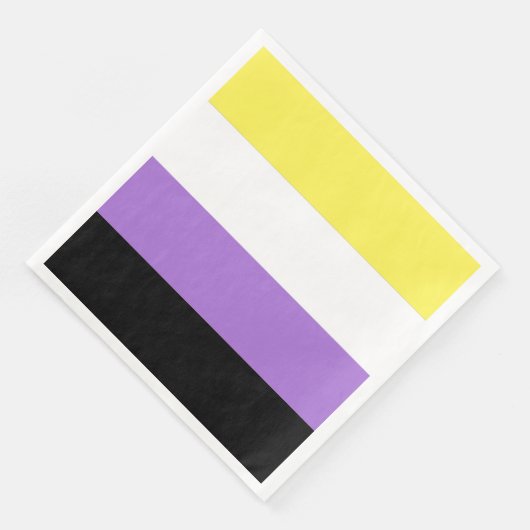 Vlag van niet-binaire pride servet (Hoek)