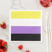 Vlag van niet-binaire pride servet (Insitu)