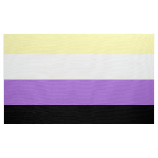 Vlag van niet-binaire pride stof (Yard (91,4 cm))