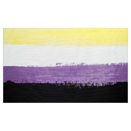 Vlag van niet-binaire Pride Stof (Yard (91,4 cm))