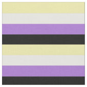 Vlag van niet-binaire pride stof (Close Up)
