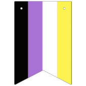 Vlag van niet-binaire pride vlaggetjes (Tweede vlag)