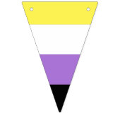 Vlag van niet-binaire pride vlaggetjes (Tweede vlag)