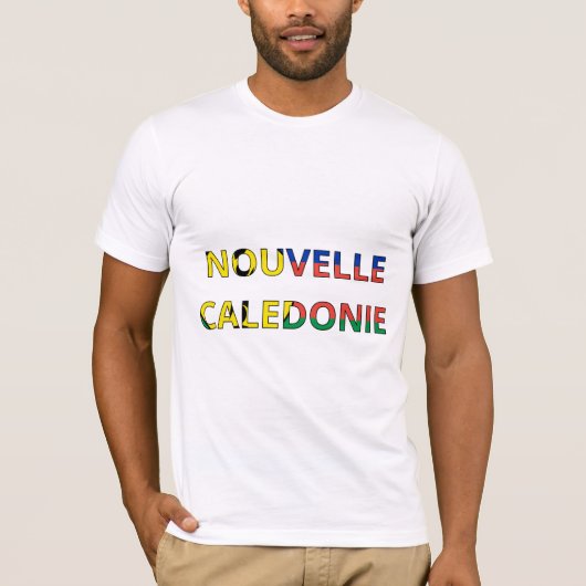 Vlag van Nieuw-Caledonië T-shirt (Voorkant)