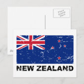  vlag van Nieuw-Zeeland Briefkaart (Voorkant / Achterkant)