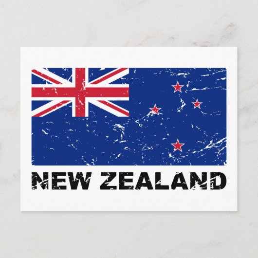  vlag van Nieuw-Zeeland Briefkaart (Voorkant)