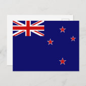 Vlag van Nieuw-Zeeland Briefkaart (Voorkant / Achterkant)