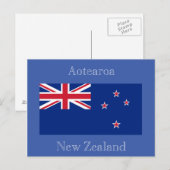 Vlag van Nieuw-Zeeland Briefkaart (Voorkant / Achterkant)