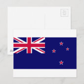 Vlag van Nieuw-Zeeland Briefkaart (Voorkant / Achterkant)