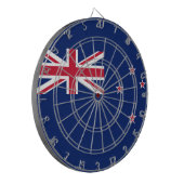 Vlag van Nieuw-Zeeland Dartbord (Voorkant Links)