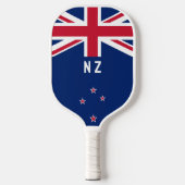 Vlag van Nieuw-Zeeland - gestileerd Pickleball Paddle (Voorkant)
