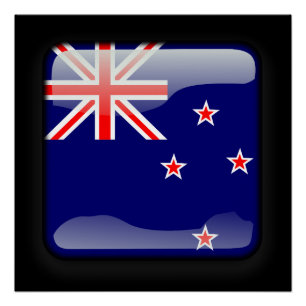 Vlag van Nieuw-Zeeland Perfect Poster