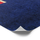  vlag van Nieuw-Zeeland Poster (Hoek)