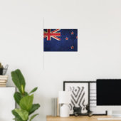  vlag van Nieuw-Zeeland Poster (Thuiskantoor)