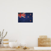  vlag van Nieuw-Zeeland Poster (Keuken)