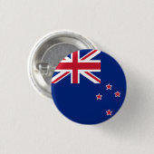Vlag van Nieuw-Zeeland Ronde Button 3,2 Cm (Voorkant /achterkant)