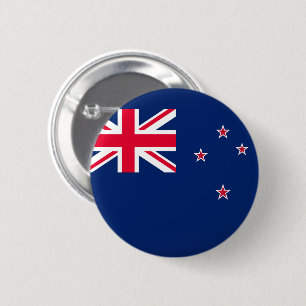 Vlag van Nieuw-Zeeland Ronde Button 5,7 Cm