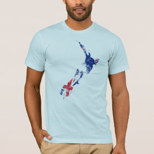 Vlag van Nieuw-Zeeland T-shirt