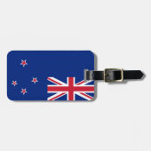 Vlag van Nieuw-Zeeland: Union Jack, Southern Cross Bagagelabel (Voorkant horizontaal)