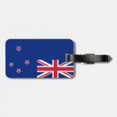Vlag van Nieuw-Zeeland: Union Jack, Southern Cross Bagagelabel (Achterkant horizontaal)