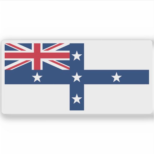 Vlag van Nieuw-Zuid-Wales (1831-1883) Sticker (Voorkant)