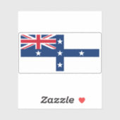 Vlag van Nieuw-Zuid-Wales (1831-1883) Sticker (Vel)