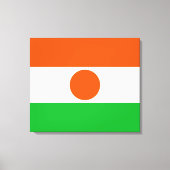 vlag van Niger (Afrikaans land) Canvas Afdruk (Voorkant)
