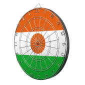 vlag van Niger (Afrikaans land) Dartbord (Voorkant Rechts)