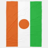 vlag van Niger (Afrikaans land) Fleece Deken (Voorkant)