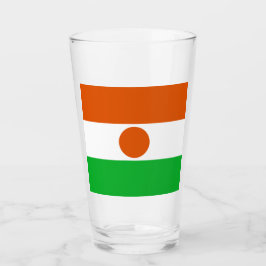 vlag van Niger (Afrikaans land) Glas