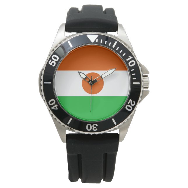 vlag van Niger (Afrikaans land) Horloge (Voorkant)