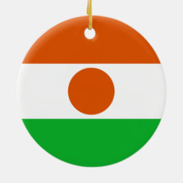 vlag van Niger (Afrikaans land) Keramisch Ornament